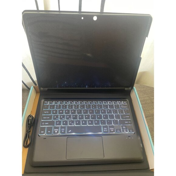 Touchpad Keyboard Case for 13 Inch Microsoft Surface Pro 11/10/9, 7 Colors Backl - Picture 8 of 8